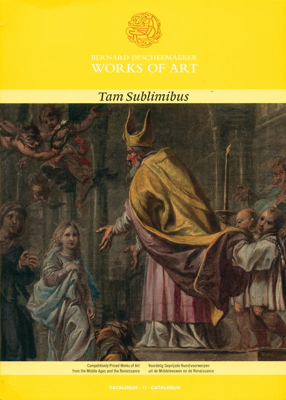 Tam Sublimatus : catalogue 17 / Bernard Descheemaeker Works of Art cover
