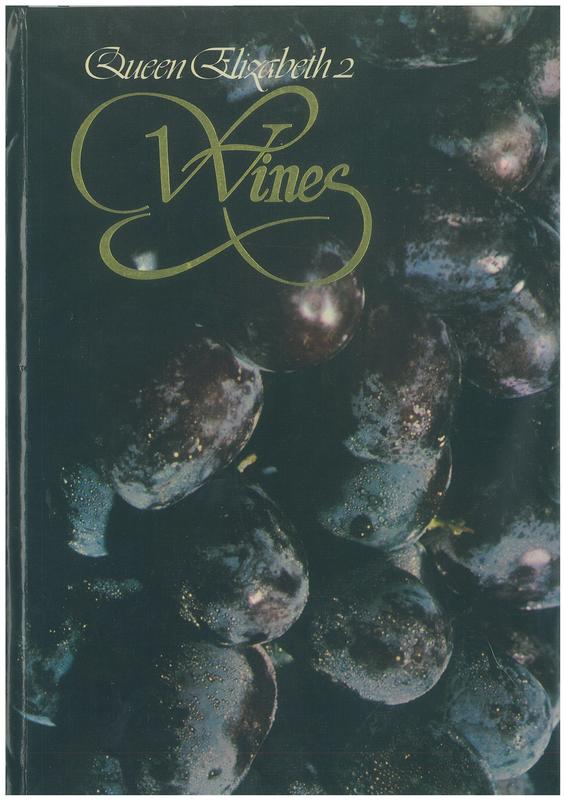 Queen Elizabeth 2 : wines cover