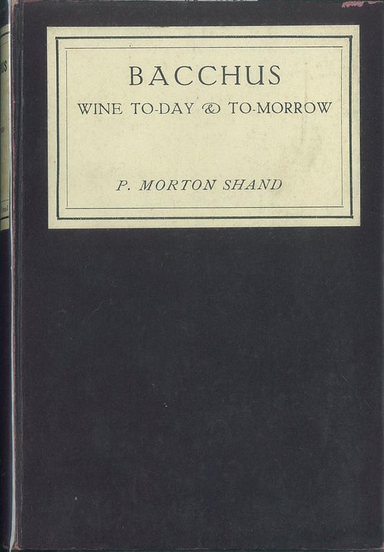 Bacchus, or wine to-day and to-morrow / by P. Morton Shand cover