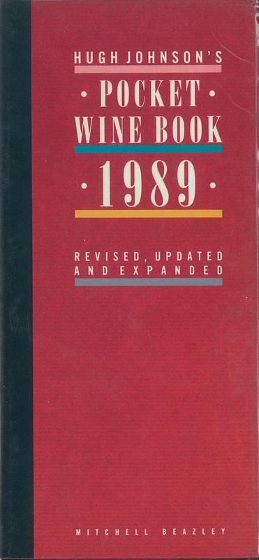 Hugh Johnson's pocket wine book, 1989 cover