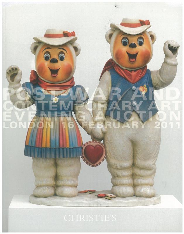 Post-war and contemporary art evening auction :  Wednesday 16 February 2011 / Christie's cover