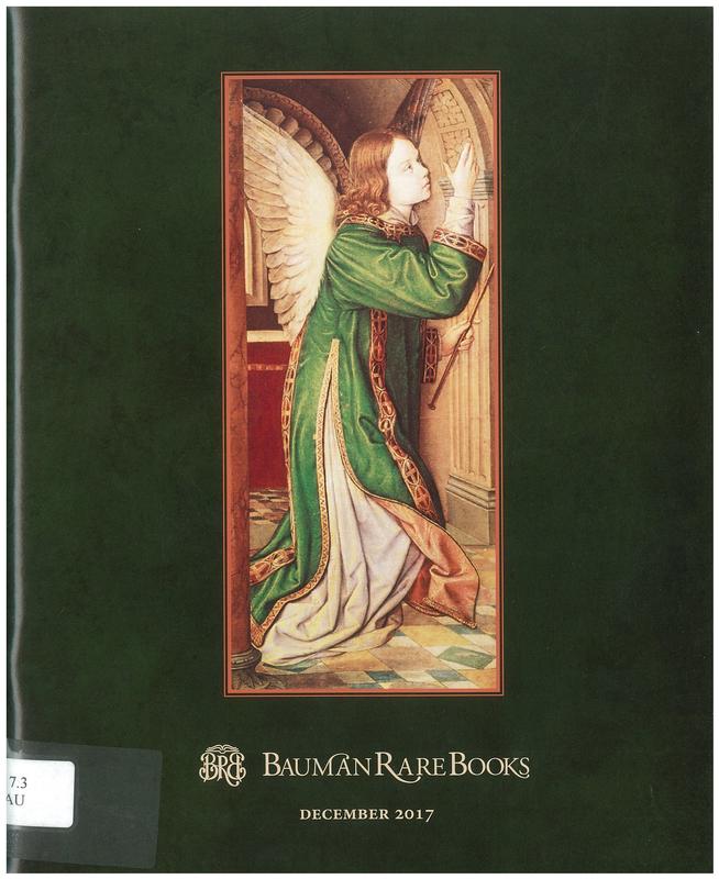 Bauman Rare Books : December 2017 cover