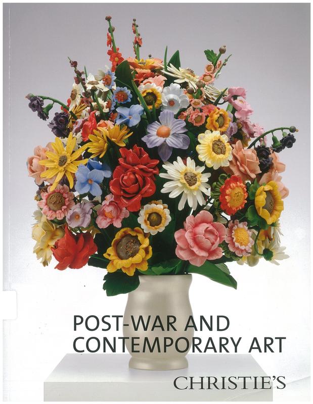 Post-war and contemporary art : evening sale, Tuesday 10 November 2009 / Christie's cover