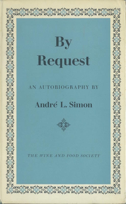 By request : an autobiography / by André L. Simon cover