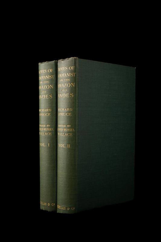 Notes of a botanist on the Amazon & Andes : being records of travel on the Amazon and its tributaries, the Trombetas, Rio Negro, Uaupés, Casiquiari, Pacimoni, Huallaga, and Pastasa … : vol. I / by Richard Spruce ; edited and condensed by Alfred Russel Wallace cover