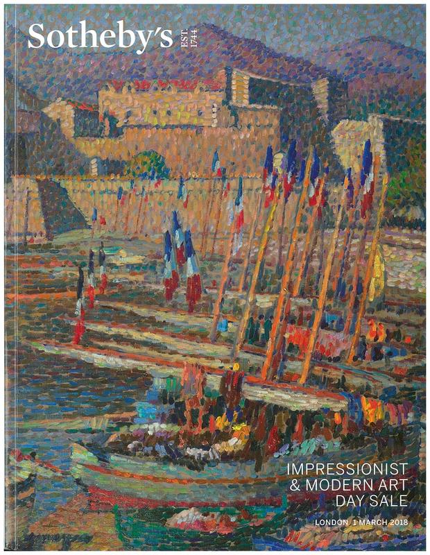 Impressionist and modern art day sale : auction in London, 1 March 2018 / Sotheby's cover