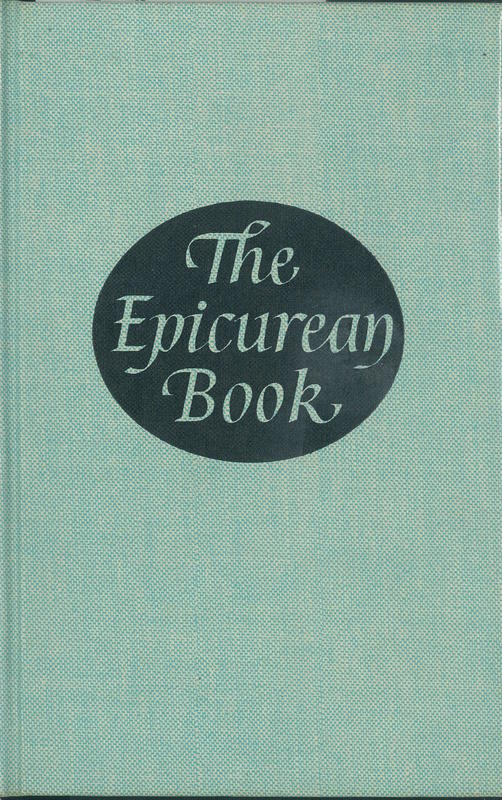 The epicurean book / Jean Conil cover