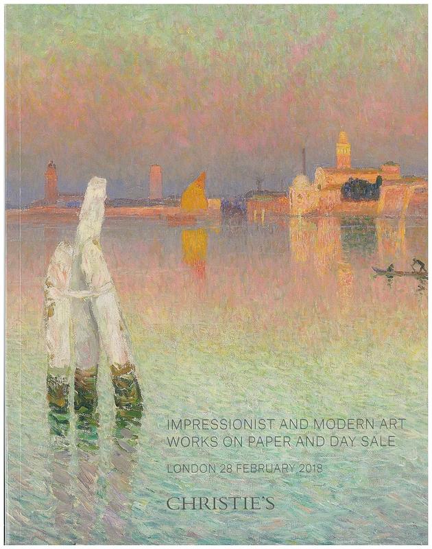 Impressionist and modern art works on paper and day sale : Wednesday 28 February 2018 / Christie's cover