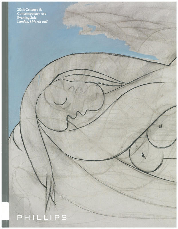 20th century and contemporary art evening sale : London, 8 March 2018, 7pm / Phillips cover