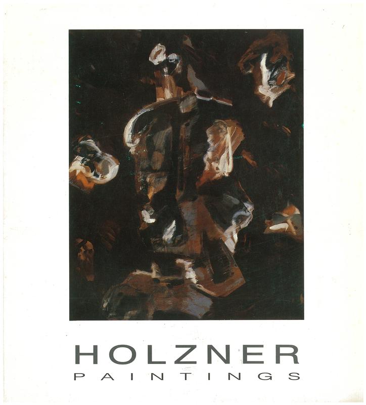 Holzner paintings / Hendrik Kolenberg cover