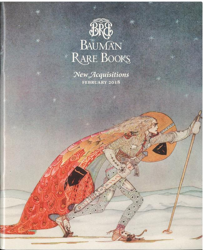 Bauman Rare Books : new acquisitions, February 2018 cover