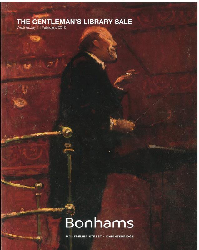 The gentleman's library sale : Wednesday 14 February 2018 / Bonhams cover
