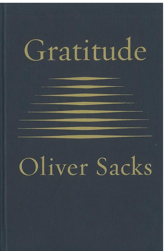 Gratitude / Oliver Sacks cover