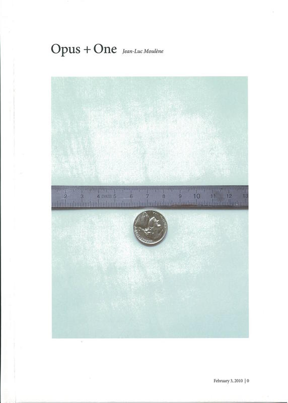 Jean-Luc Moulène : opus + one / edited by Yasmil Raymond cover