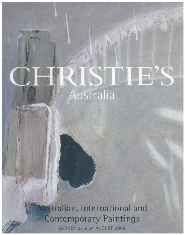 Australian, international and contemporary paintings : Monday 23 & Tuesday 24 August 2004 / Christie's cover