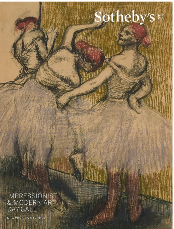 Impressionist and modern art day sale : auction in New York, 15 May 2018 / Sotheby's cover