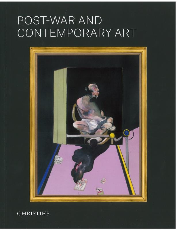 Post-war and contemporary art evening sale : auction, Thursday 17 May 2108 / Christie's cover