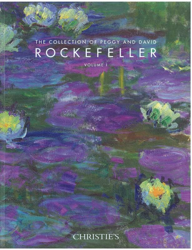 The collection of Peggy and David Rockefeller : volume I, 19th & 20th century art evening sale, Tuesday 8 May 2018 / Christie's cover