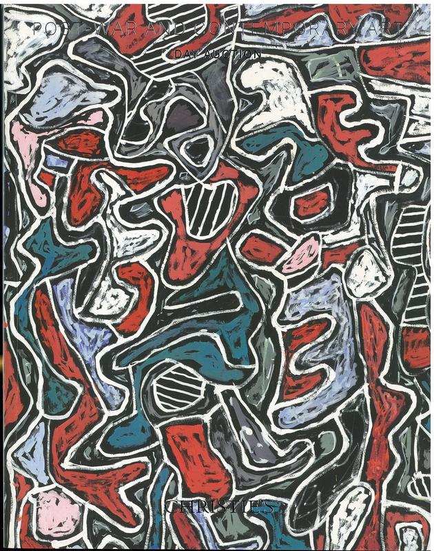 Post-war and contemporary art day auction : Wednesday 7 March 2018 / Christie's cover