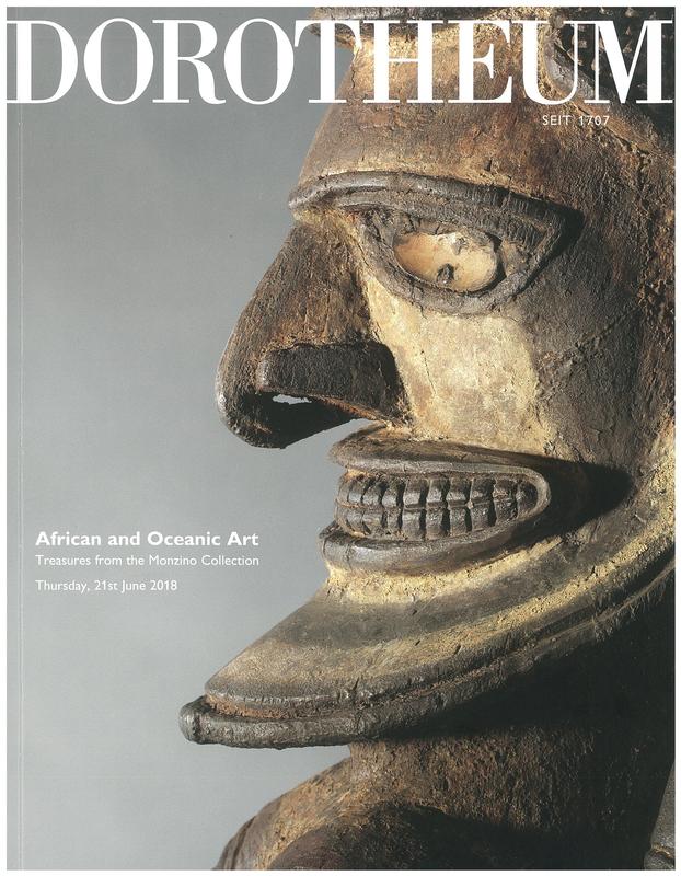 African and Oceanic art : treasures from the Monzino Collection, Thursday, 21st June 2018 / Dorotheum cover