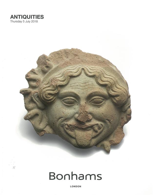 Antiquities : Thursday 5 July 2018 / Bonhams 1793 Limited cover