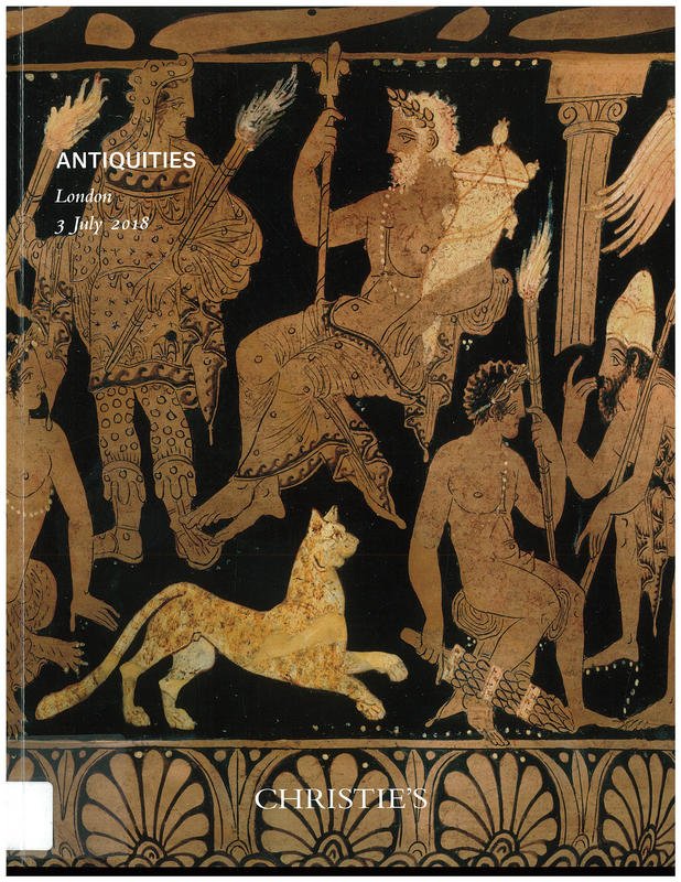 Antiquities : Tuesday 3 July 2018 / Christie's cover