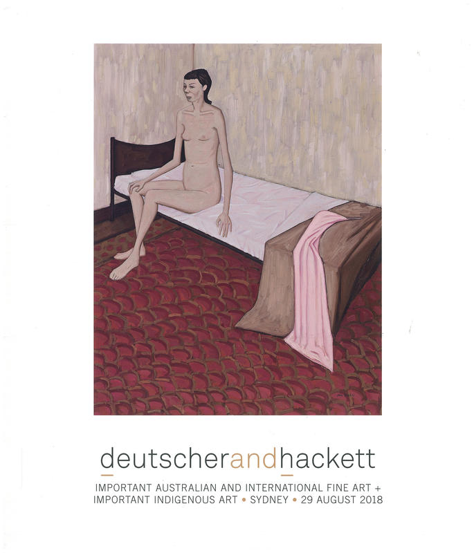 International Australian and international fine art + important indigenous art : Sydney, 29 August 2018 / Deutscher and Hackett cover