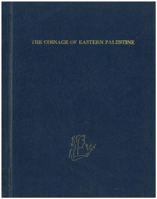 The coinage of Eastern Palestine and legionary countermarks, Bar-Kochba overstrucks cover