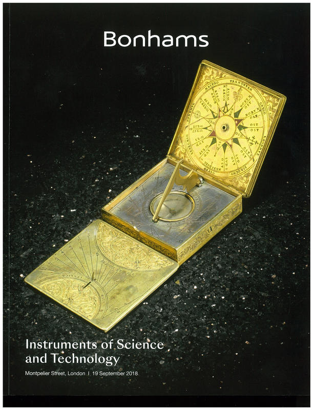Instruments of science and technology : Wednesday 19 September 2018 / Bonhams cover