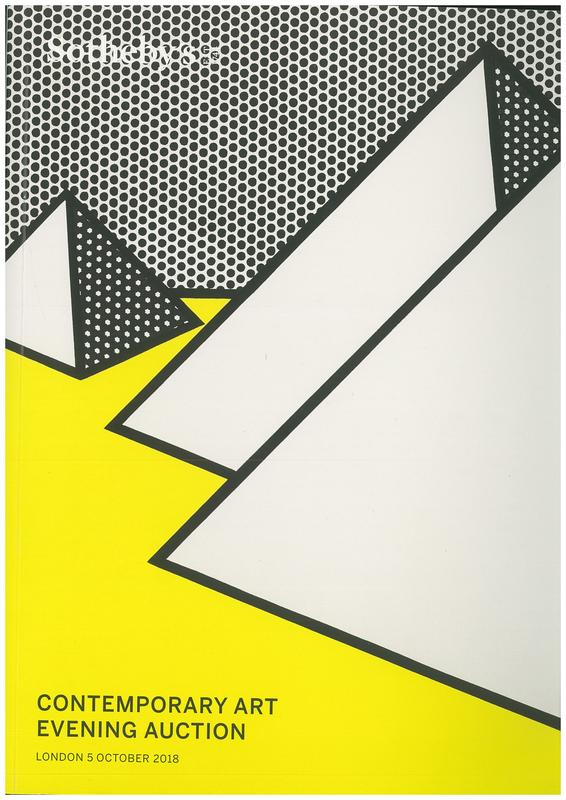 Contemporary art evening auction : auction in London, 5 October 2018 / Sotheby's cover
