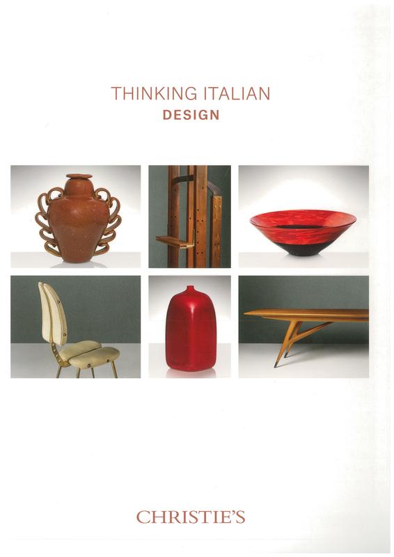 Thinking Italian design : Wednesday 17 October 2018 / Christie's cover