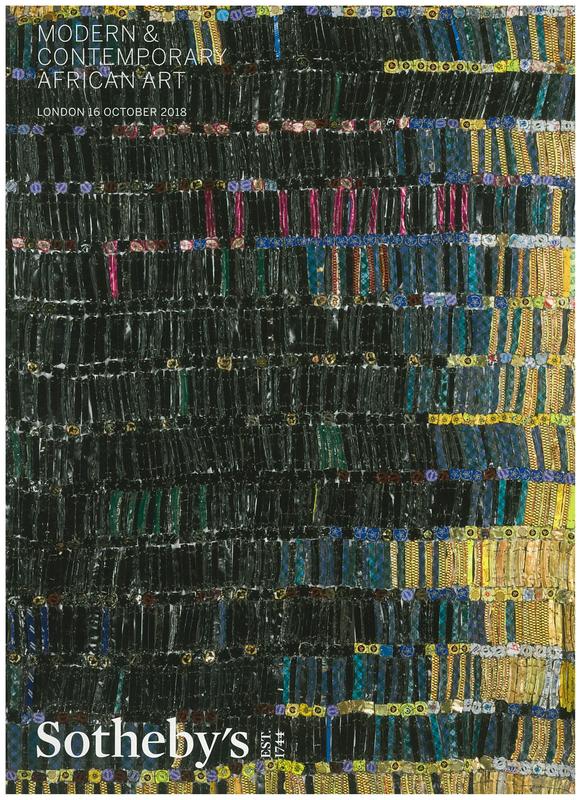 Modern and contemporary African art : auction in London, 16 October 2018 / Sotheby's cover