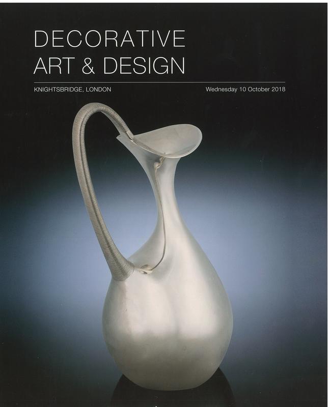 Decorative art and design : Wednesday, 10 October 2018 / Bonhams cover