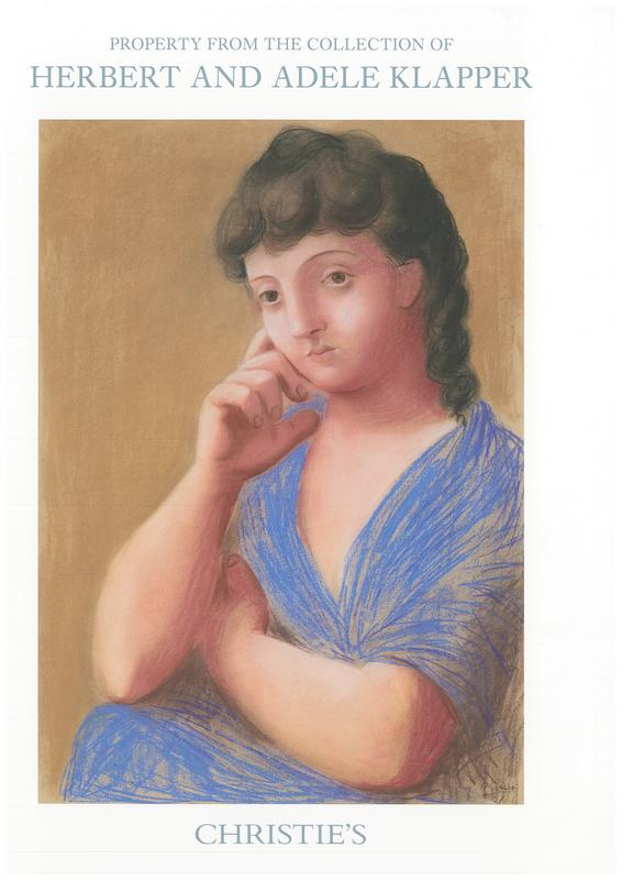 Property from the collection of Herbert and Adele Klapper / Christie's cover