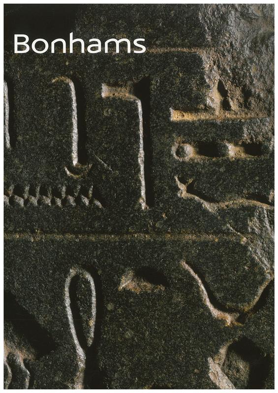 Antiquities : Wednesday 28 November 2018 / Bonhams 1793 Limited cover