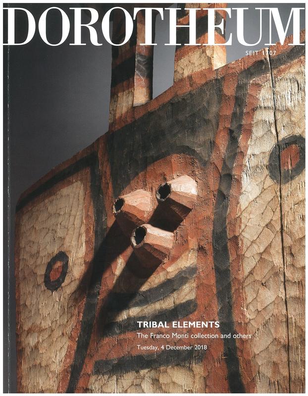 Tribal elements : the Franco Monti collection and others : Tuesday, 4th December 2018 / [Dorotheum] cover