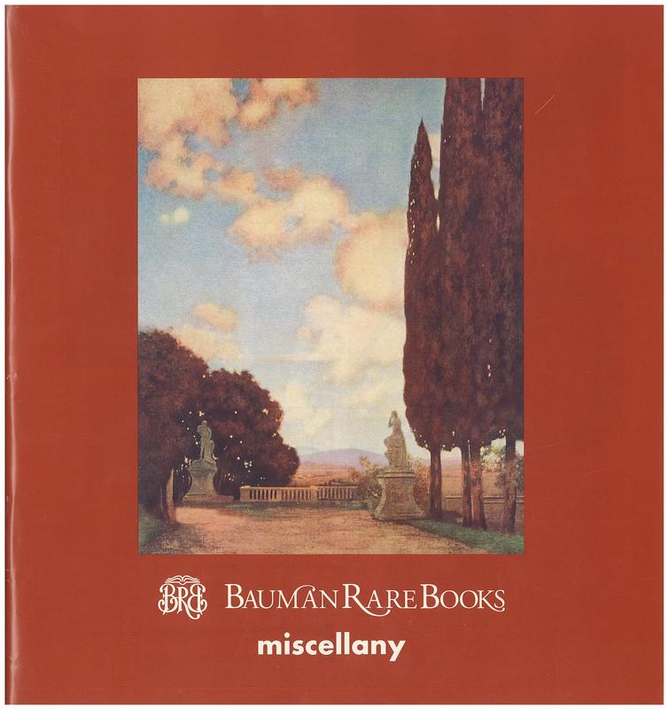 Miscellany / Bauman Rare Books cover