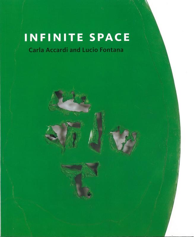 Infinite space : Carla Accardi and Lucio Fontana cover