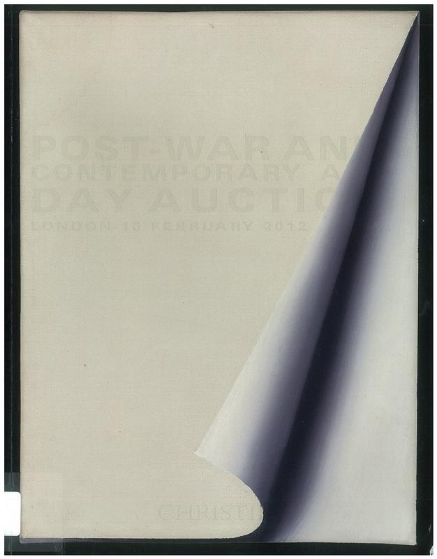 Post-war and contemporary art day auction : Wednesday 15 February 2012 / Christie's cover