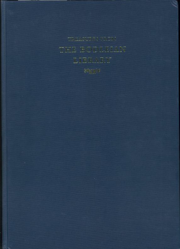 Treasures from the Bodleian Library / A. G. and Dr. W. O. Hassall ; introduction by Dr. R. W. Hunt cover
