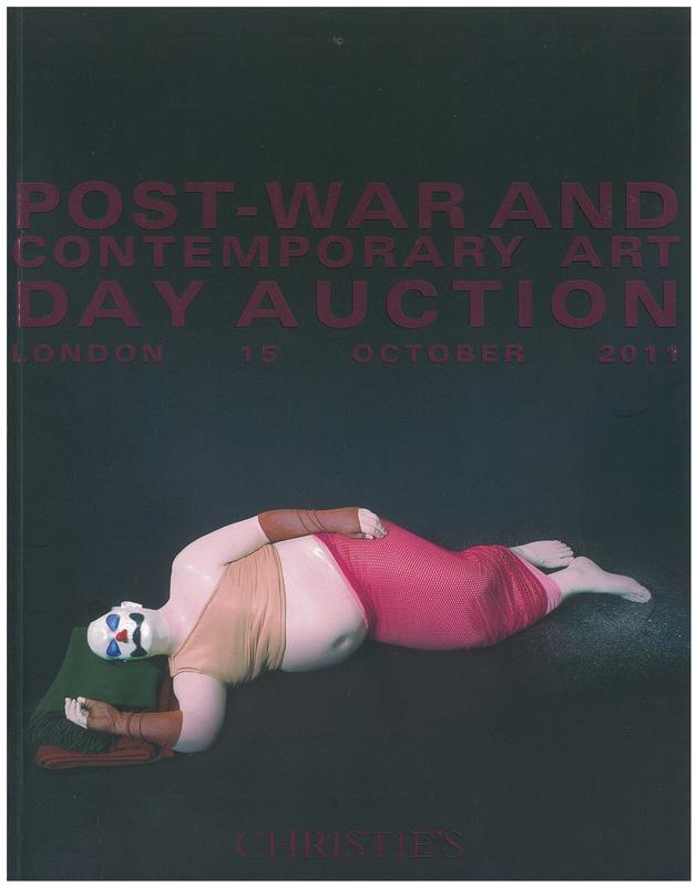 Post-war and contemporary art day auction : Saturday 15 October 2011 / Christie's cover