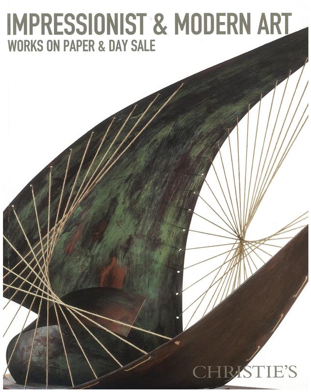 Impressionist & modern art : works on paper and day sale, Wednesday 2 May 2012 / Christie's cover