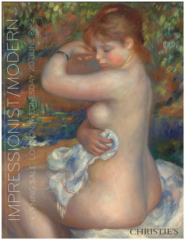 Impressionist/modern evening sale : Wednesday 20 June 2012 / Christie's cover