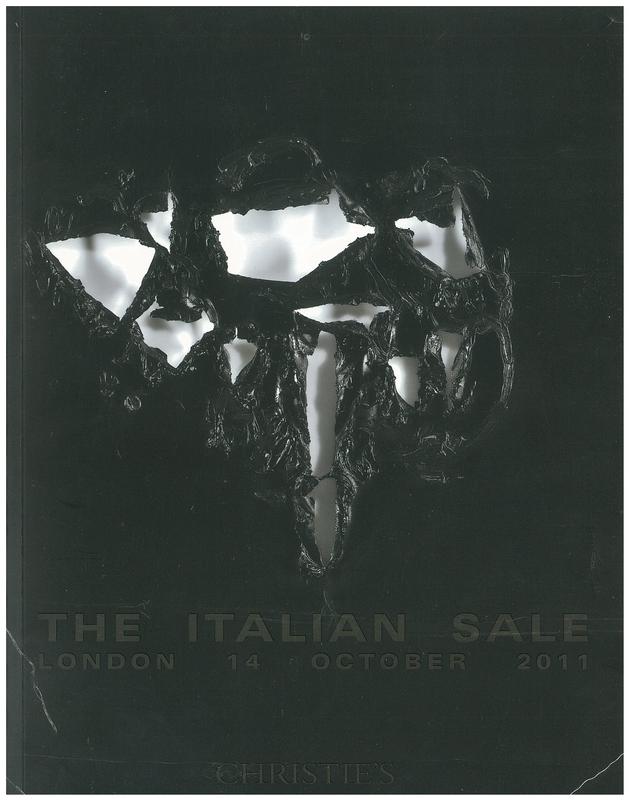The Italian sale : Friday 14 October 2011 / Christie's cover