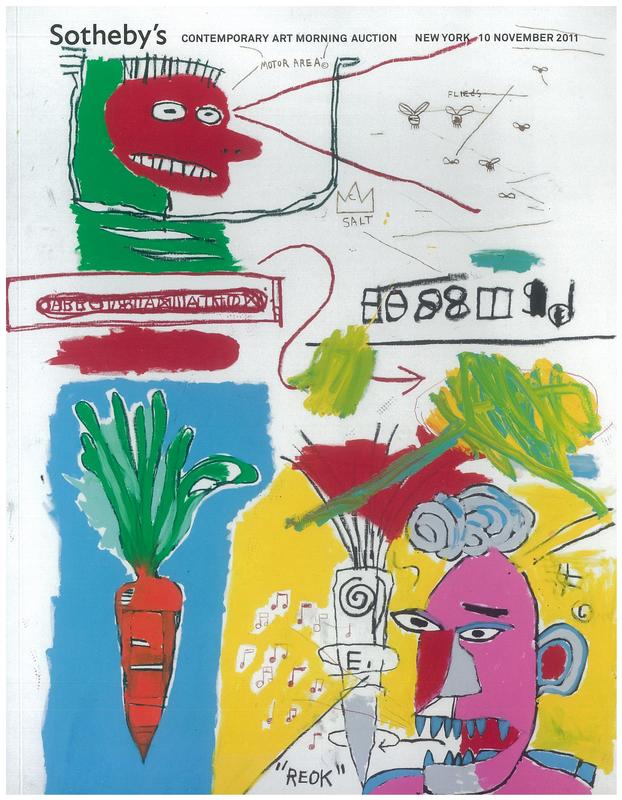 Contemporary art : morning auction, New York, 10 November 2011 / Sotheby's cover