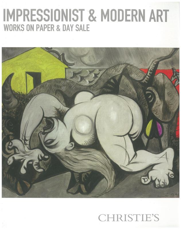 Impressionist and modern art : works on paper and day sale, Thursday 9 May 2013 / Christie's cover