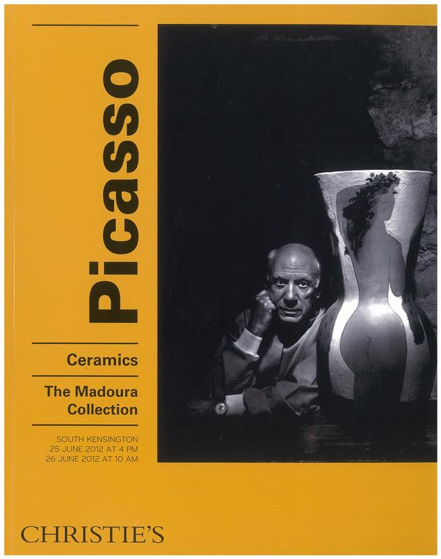 Picasso ceramics : the Madoura Collection : Monday 25 June and Tuesday 26 June 2012 / Christie's cover