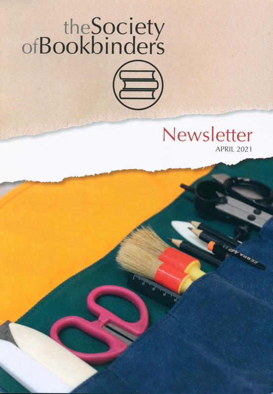 The Society of Bookbinders newsletter cover