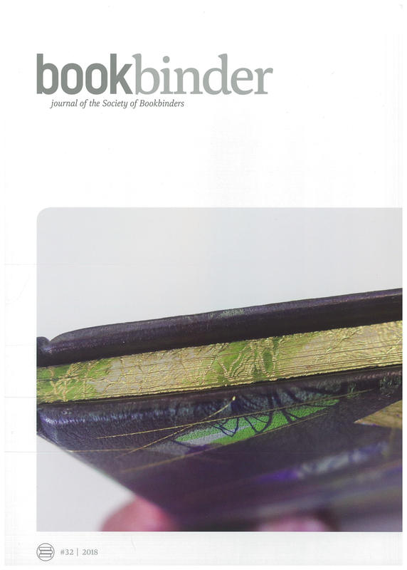 Bookbinder : journal of the Society of Bookbinders cover