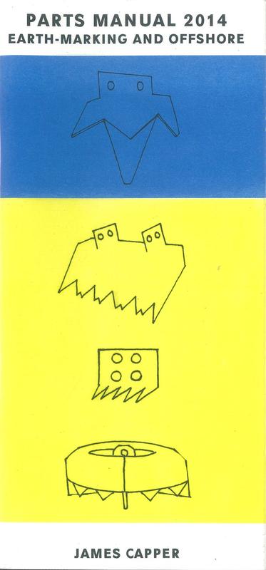 An unabridged catalogue of unique sculpture components, 2014 / [James Capper] cover